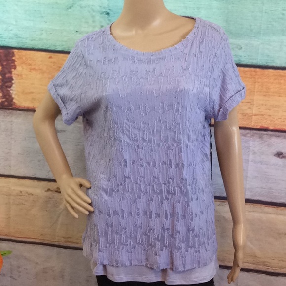 Simply Vera Vera Wang Tops - Simply Vera Sexy Purple Top, Size PL retail $44